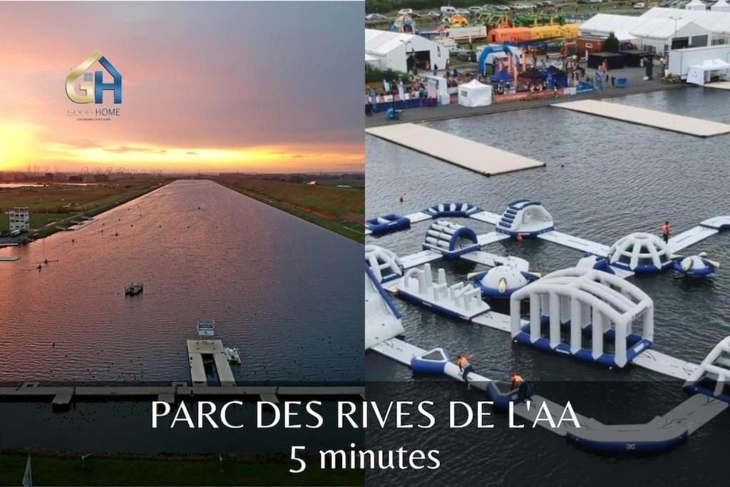 Bourbourg *L'Ecrin De L'Etang* Depaysement Assure 빌라 외부 사진